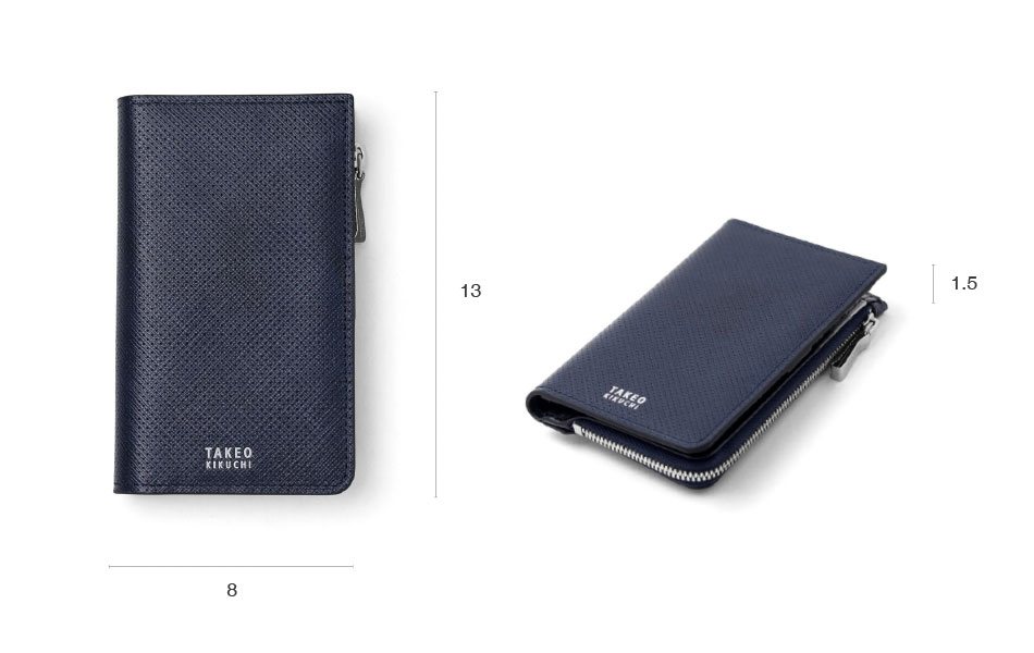 タケオキクチ　オルフェーノ　小銭入れ兼用カードケース