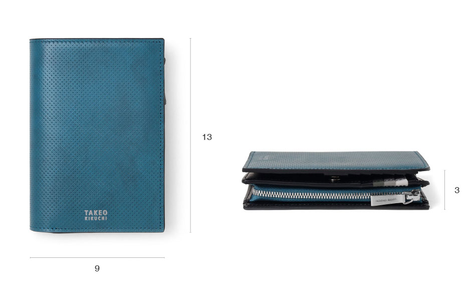 タケオキクチ　オルフェーノ　セミ長財布