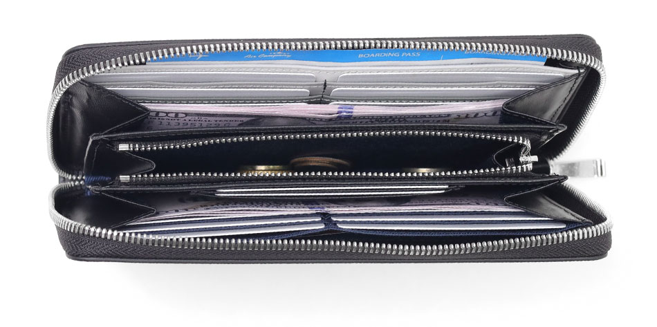 タケオキクチ　オルフェーノ　ラウンドファスナー長財布