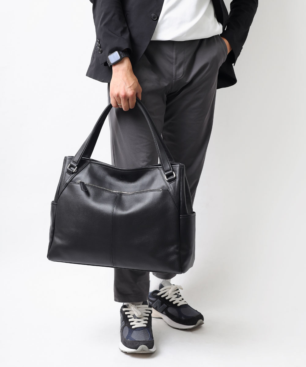 タケオキクチ ストラトス レザートートバッグ A4