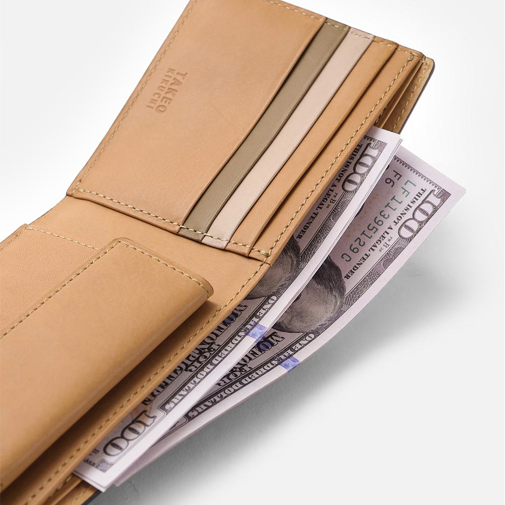 タケオキクチ ゼクウ 二つ折り財布 カード段5