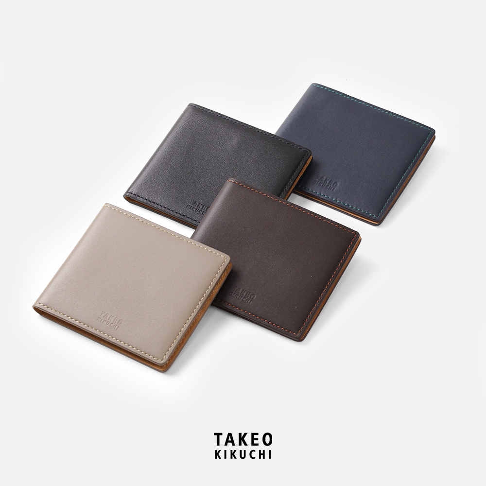 タケオキクチ ゼクウ 二つ折り財布 純札 カード段6