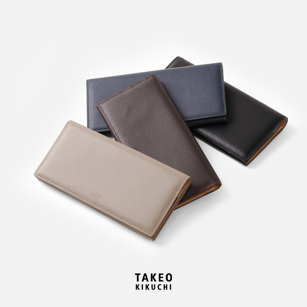 タケオキクチ ゼクウ かぶせ長財布 純札カード段10
