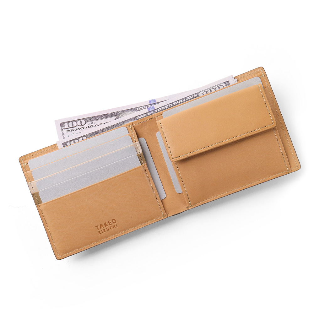 タケオキクチ ゼクウ 二つ折り財布 カード段5
