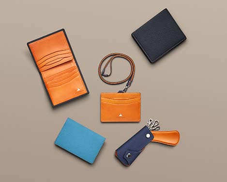 フジタカ 牛革財布 メンズ ムース小物