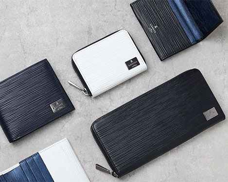 ランバン オン ブルー 牛革財布 メンズ アドニス