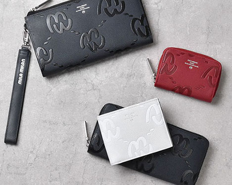 ミラ・ミラン 牛革財布 メンズ ユニセックス ミオ 