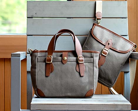 シルバーレイククラブ メンズショルダーバッグ ヘリンボーン