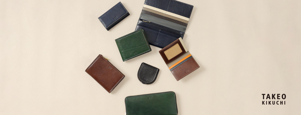 TAKEO KIKUCHI イデア財布・小物シリーズ