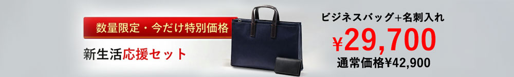IS/ITビジネスバッグと名刺入れの新生活応援セット