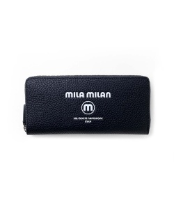 mila milan ミラ・ミラン コルソ ラウンドファスナー長財布 カード段12