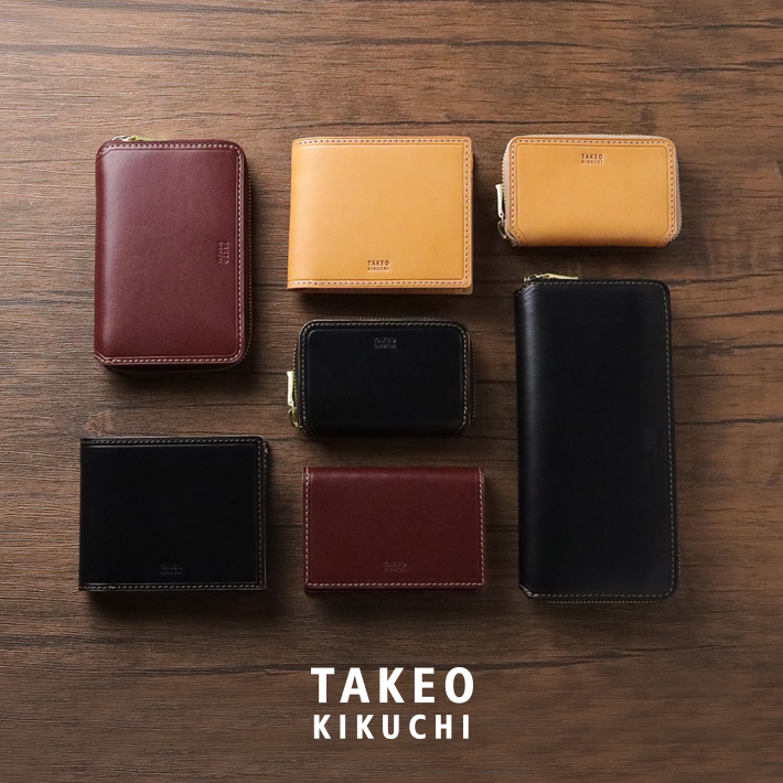 タケオキクチ) TAKEO KIKUCHI タケオキクチ サーフェス 二つ折り財布 