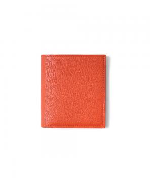 フジタカ シェーブル ゴートレザー 二つ折り財布 カード段5