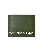 CKカルバン・クライン ガイア 二つ折り財布 カード段4  
