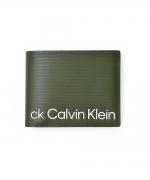 CKカルバン・クライン ガイア 二つ折り財布 中ベラ付き カード段7  