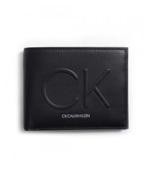 CKカルバン・クライン ロゴス 二つ折り財布 カード段4