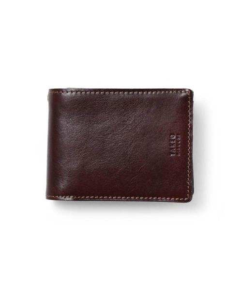 タケオキクチ エリア 二つ折り財布 中ベラ付き カード段14