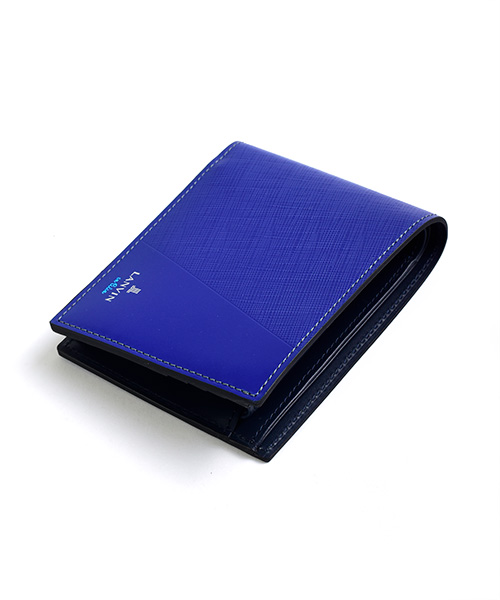 LANVIN en Bleu ランバンオンブルー パーシャル 二つ折り財布 カード段