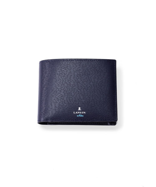 LANVIN en Bleu ランバンオンブルー ワグラム 二つ折り財布 カード段4 ...